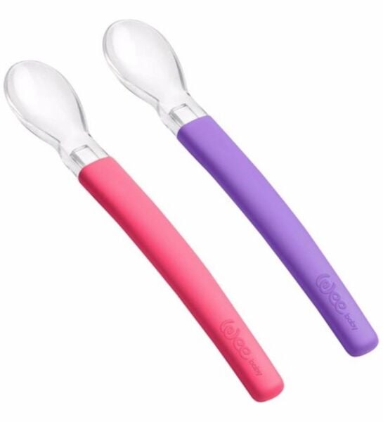 Wee 122 Mama Kaşığı Silikon Uçlu 2 li