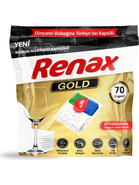Renax Gold Bulaşık Makinesi Kapsülü 70 li