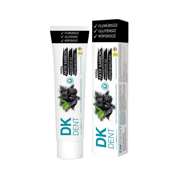 DK Dent Diş Macunu Aktif Karbonlu 75ml