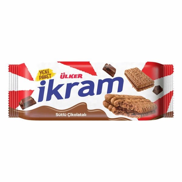 Ülker İkram Kremalı Bisküvi Çikolatalı 84gr
