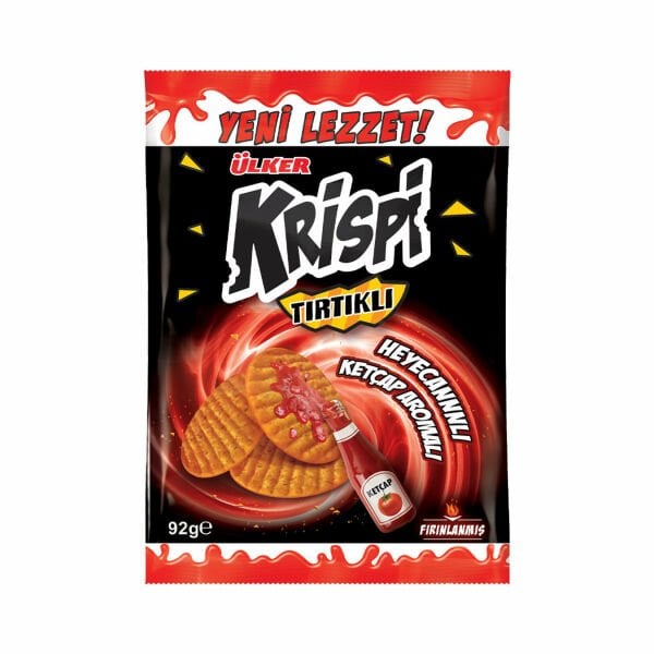 Ülker Krispi Tırtıklı Kraker Ketçaplı 92g