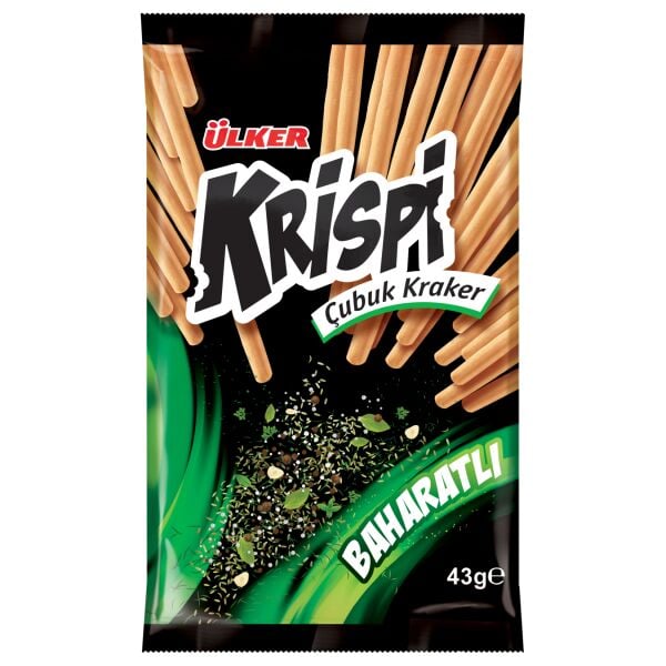 Ülker Krispi Baharatlı Çubuk Kraker 43g