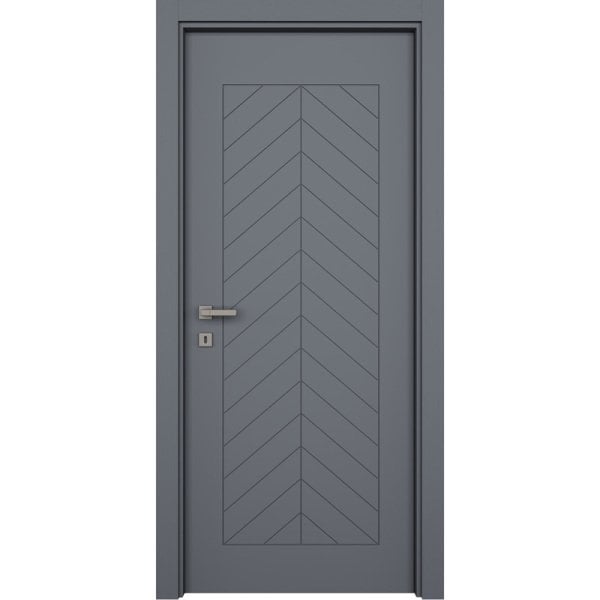 Variodor Kapı Premium Fishbone Modern Antrasit