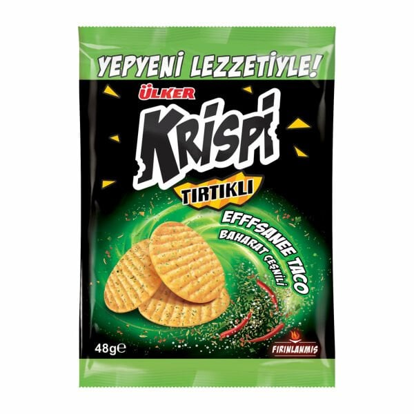 Ülker Krispi Tırtıklı Kraker Baharatlı 48g