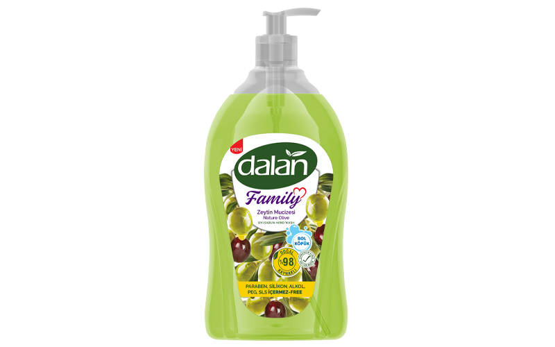 Dalan Family Sıvı Sabun Zeytin Mucizesi 650 ml