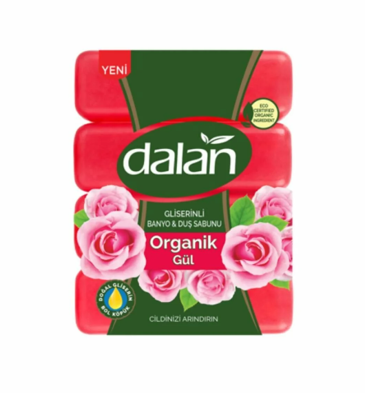 Dalan Gliserinli Banyo Duş Sabunu Gül 4*150gr