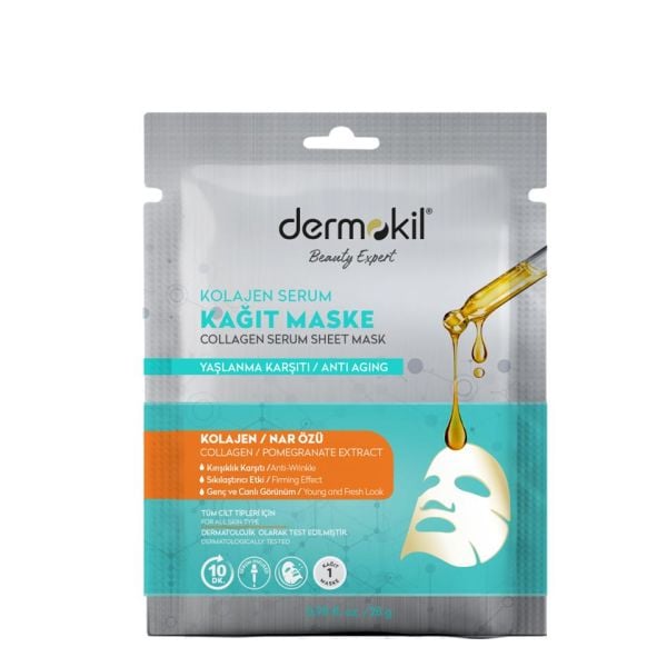 Dermokil Kağıt Maske Kolajen Serum 28gr