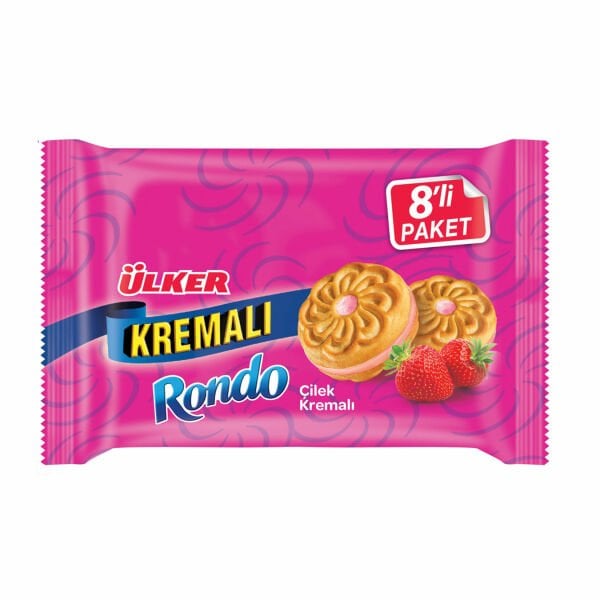 Ülker Kremalı Rondo Çilekli 8x61g