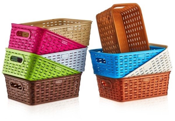 PlastArt Rattan Dekor Sepet