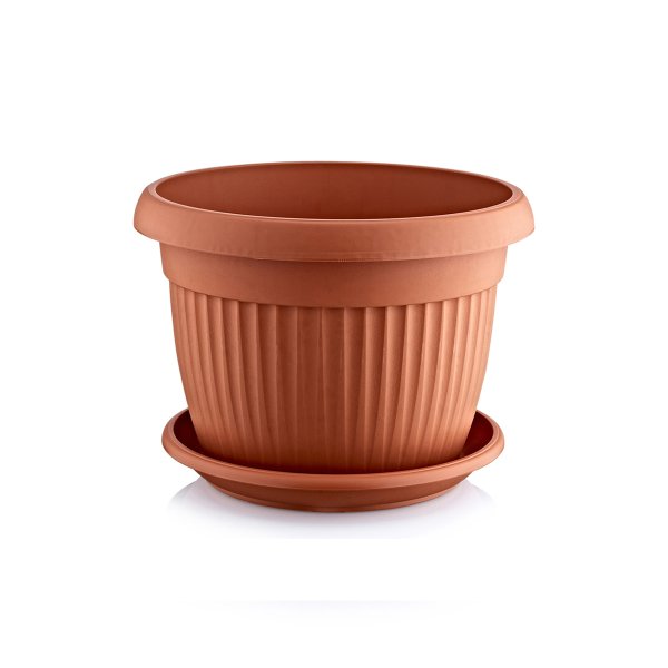 Botanik Toprak Saksı No:3 Kahverengi