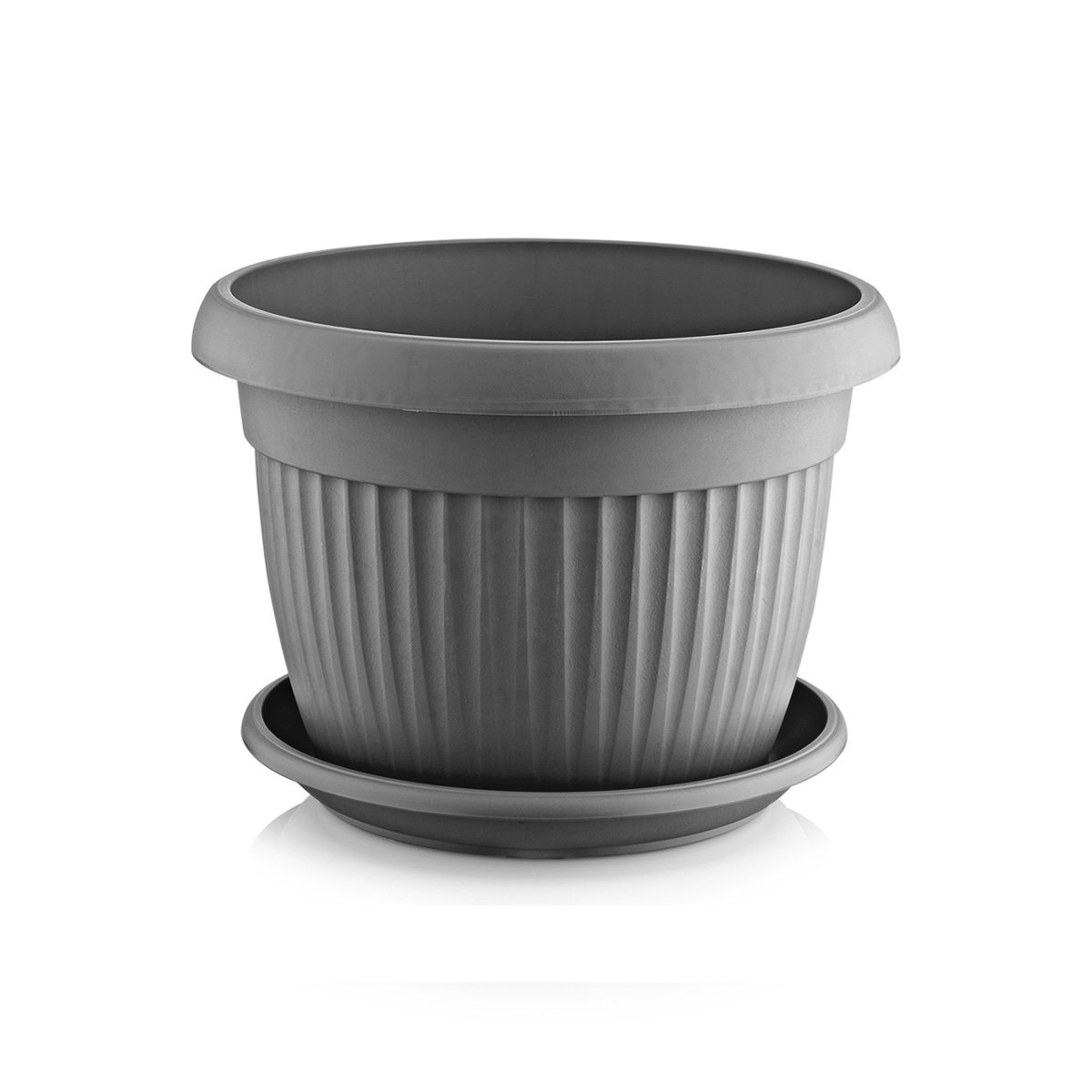 Botanik Toprak Saksı No:4 Gri