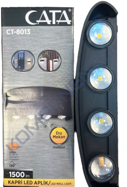 Cata CT-8013 Kapri Led Aplik Dış Mekan Amber 15W