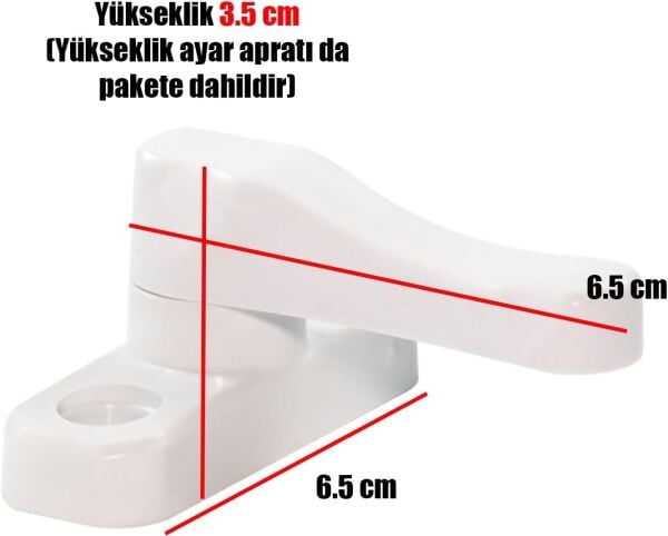 Pimapen Kilidi Beyaz Düğmeli