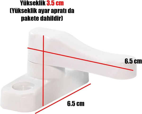 Pimapen Kilidi Beyaz Düğmeli