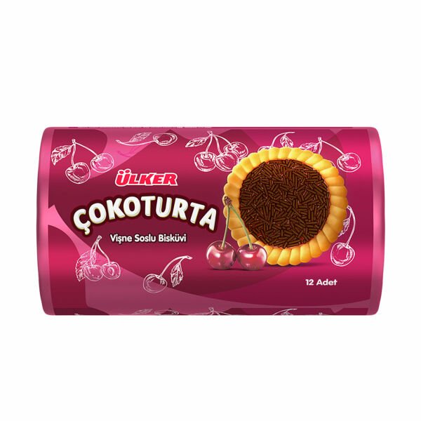 Ülker Çokoturta Vişne Soslu Bisküvi 300g