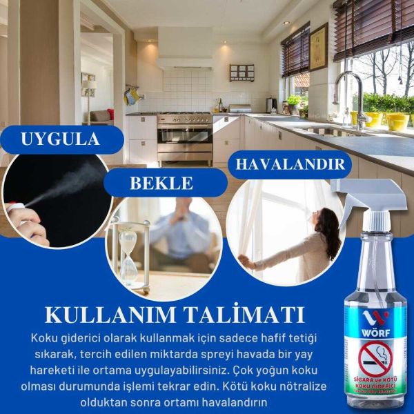 Wörf Fastcat Sigara ve Kötü Koku Giderici 500 Ml
