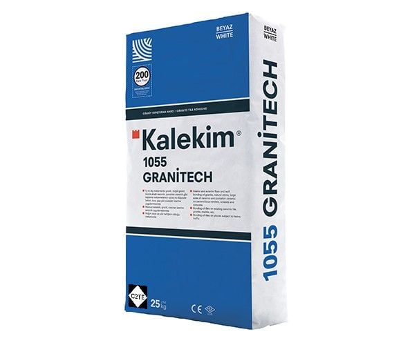 Kalekim 1055 Flex Granitech Yapıştırıcı 25Kg Beyaz