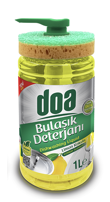 Doa Sıvı Bul. Deterjanı Süngerli Lim. Kok.1000ml