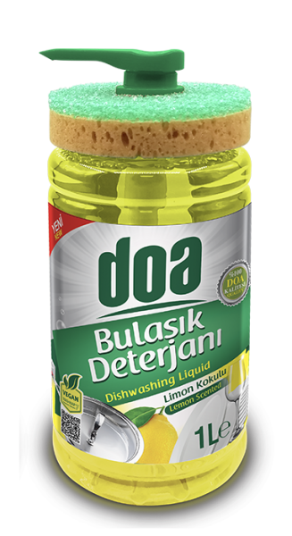Doa Sıvı Bul. Deterjanı Süngerli Lim. Kok.1000ml