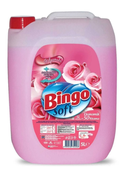 Bingo Soft Gülpembe Yeni 5 Lt