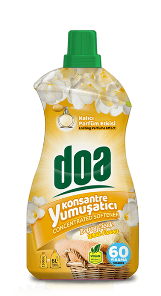 Doa Konsantre Yumuşatıcı Beyaz Çiçek 1500ml