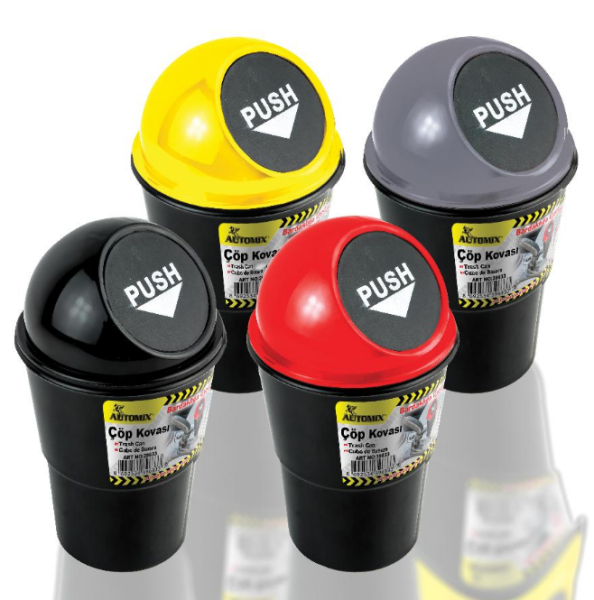 Automix Çöp Kutusu Bardaklık Tip