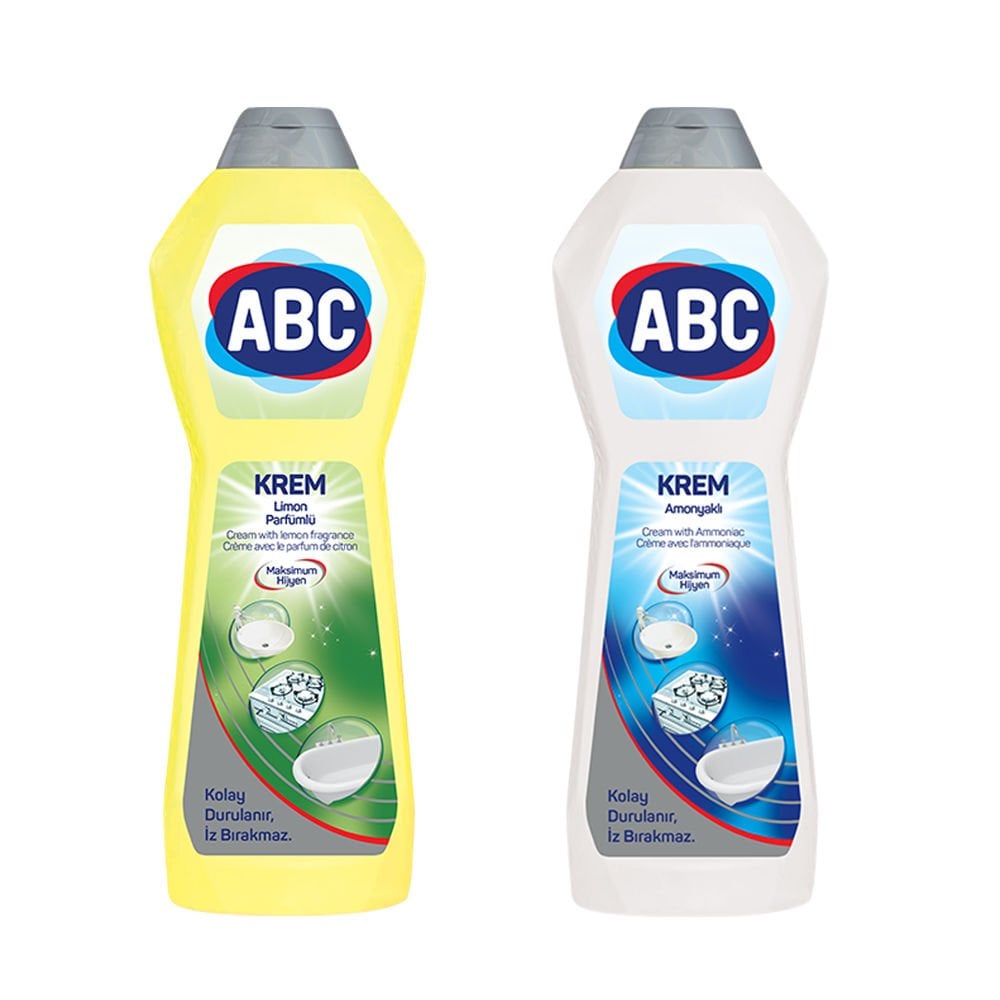 ABC Sıvı Krem Limon 750ml + Amonyak 750ml