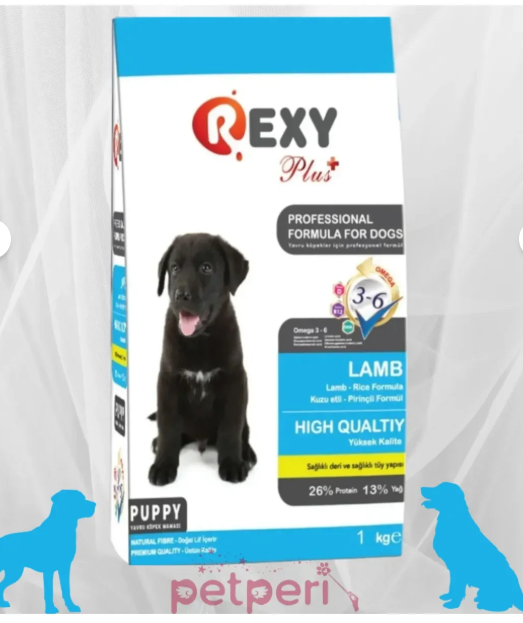Rexy Yavru Kuzu Etli Köpek Maması 1kg