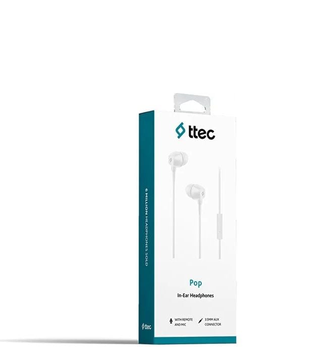 Ttec 2KMM13B Kulakiçi Kulaklık 3.5mm Beyaz