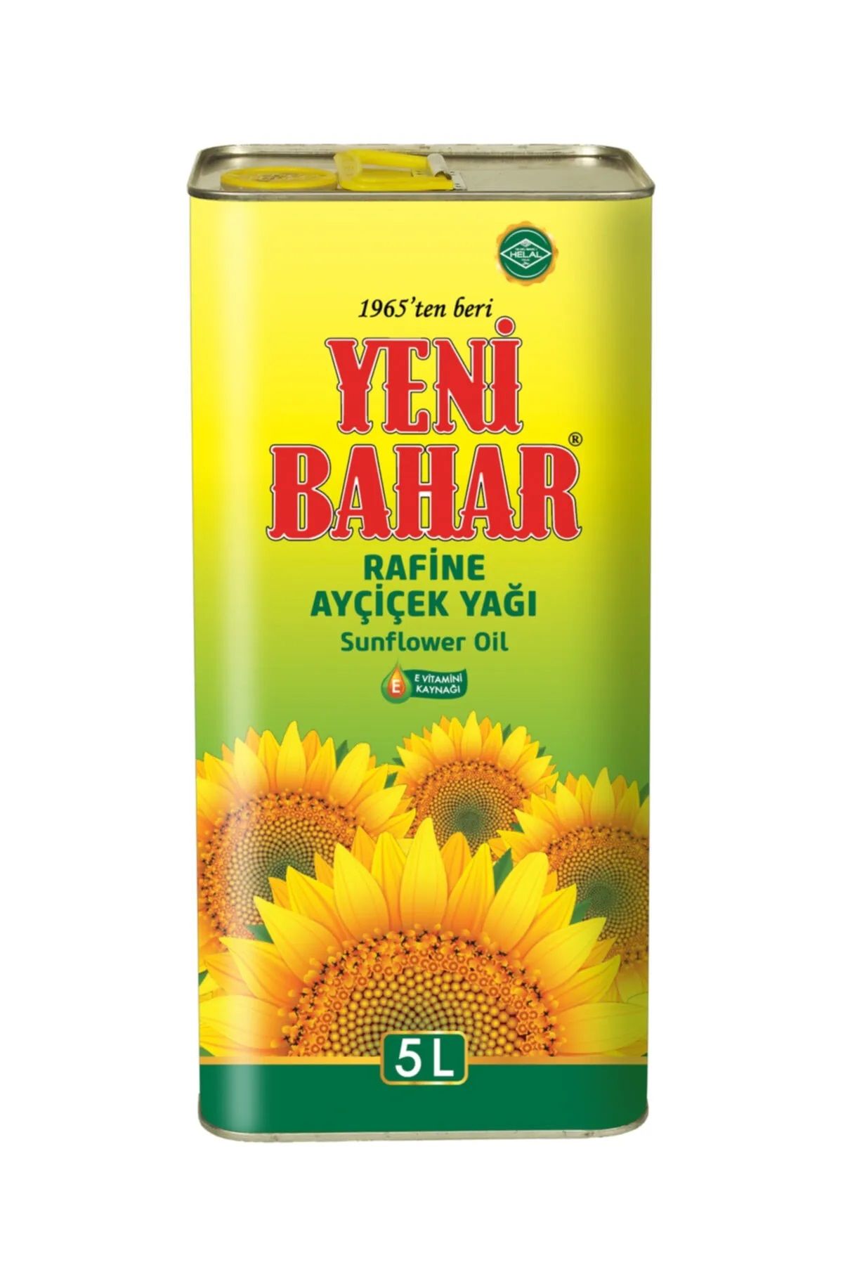Yenibahar Ayçiçek Yağı Teneke 5kg