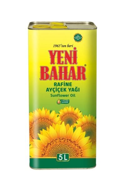 Yenibahar Ayçiçek Yağı Teneke 5kg