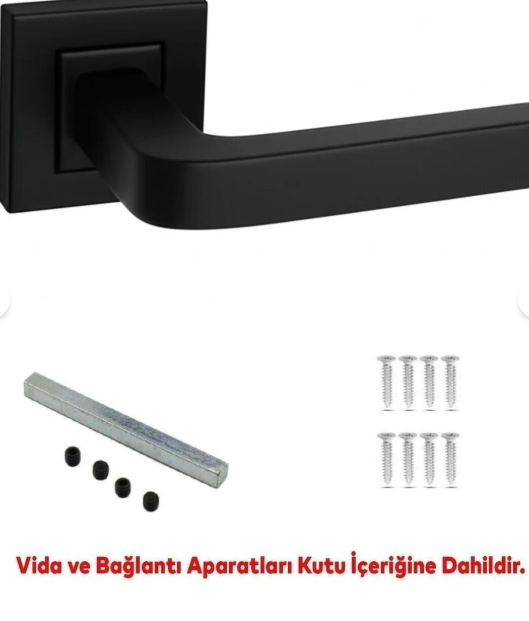 Sofuoğlu Nil Ç.Kare Rozet Mat Siyah Oda