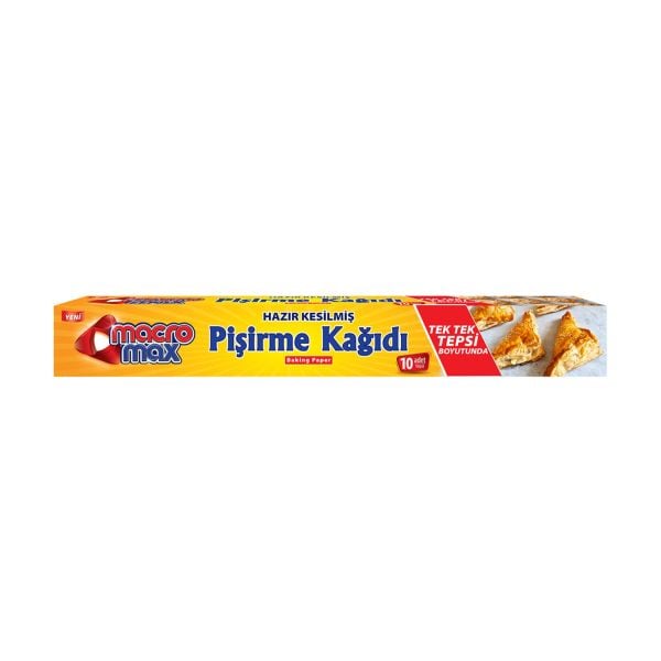 Macromax Pişirme Kağıdı Hazır Kesilmiş 10lu