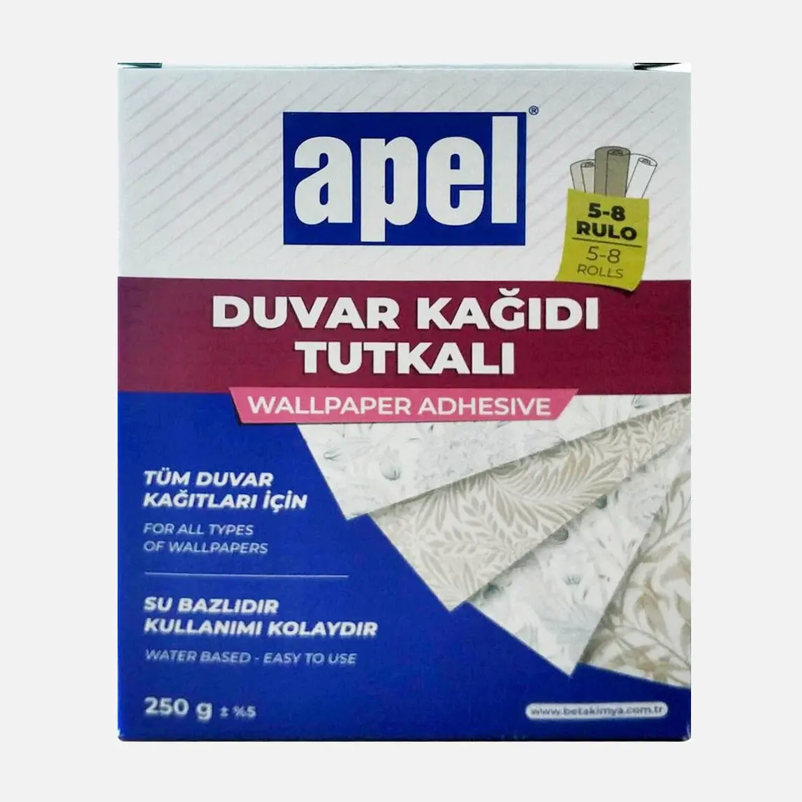 Apel Duvar Kağıdı Yapıştırıcısı 250 Gr - Poşetli