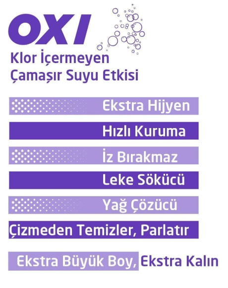 Mr Oxy Yüzey Temizleme Havlusu Lavanta Esin 100 lü