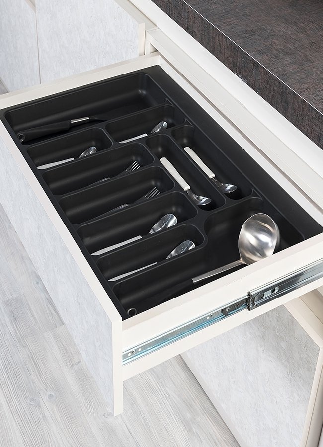 Plastik Kaşıklık Antrasit 54x49cm