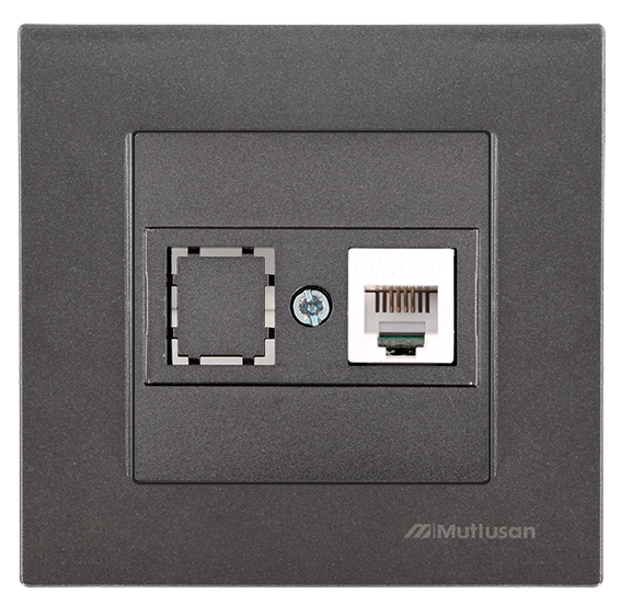 Mutlusan Rita Füme Telefon Prizi Rj12