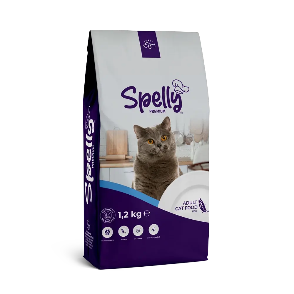 Spelly Kedi Maması Balıklı 1,2 Kg