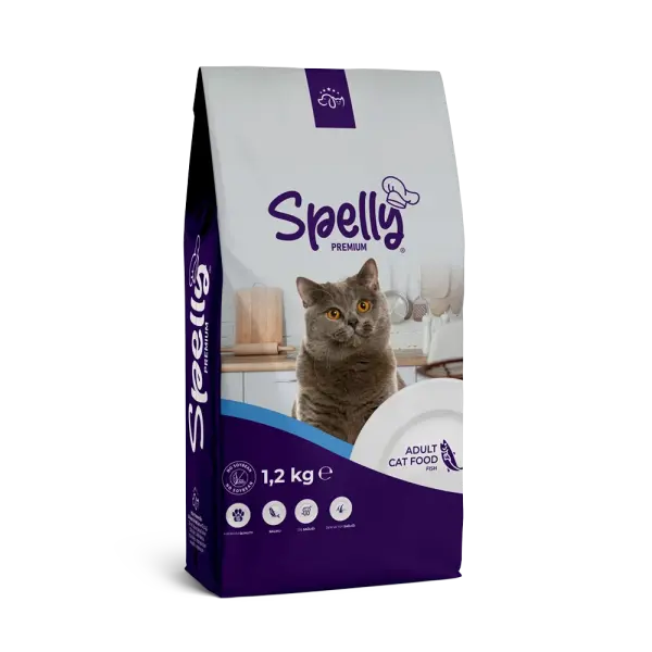 Spelly Kedi Maması Balıklı 1,2 Kg