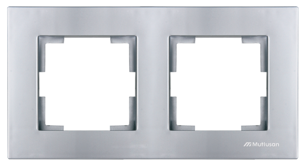 Mutlusan Rita İnox İkili Çerçeve Yatay