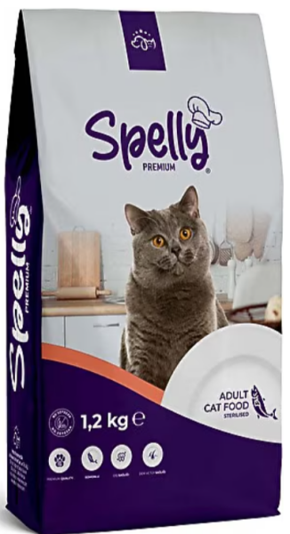 Spelly Kedi Maması Kısır Tavuklu 1,2 Kg