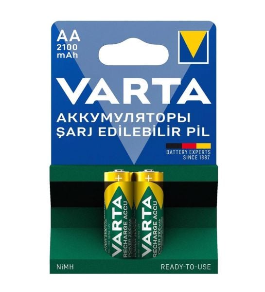Varta 56706 Şarj Edilebilir Kalem Pil 2 li