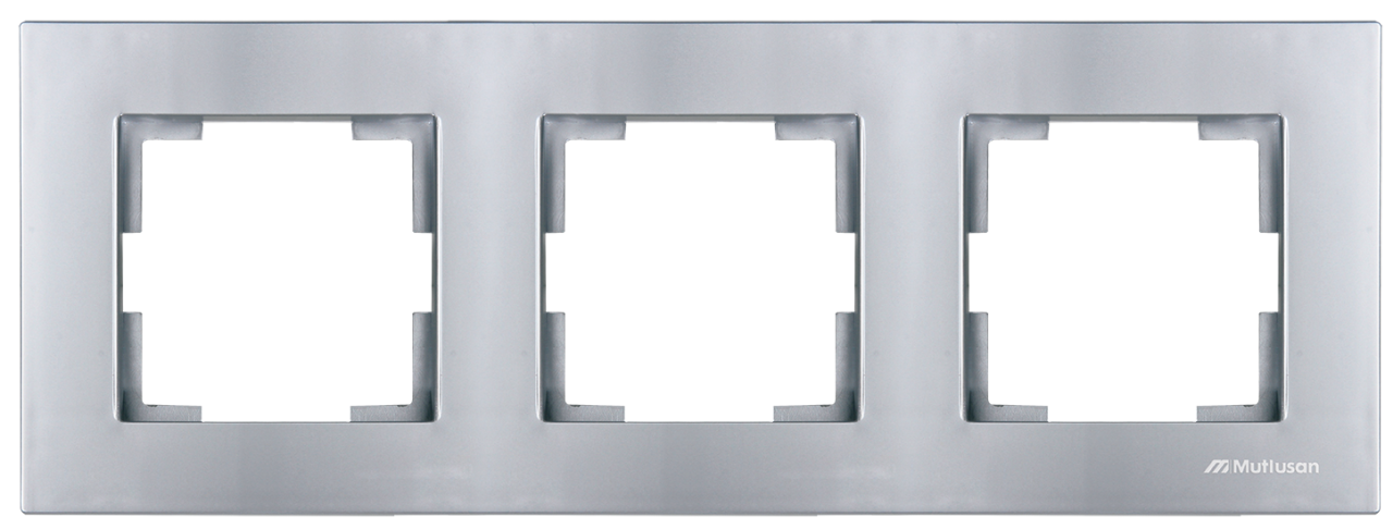 Mutlusan Rita İnox Üçlü Çerçeve Yatay
