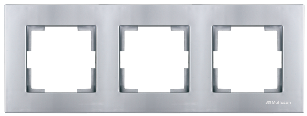 Mutlusan Rita İnox Üçlü Çerçeve Yatay