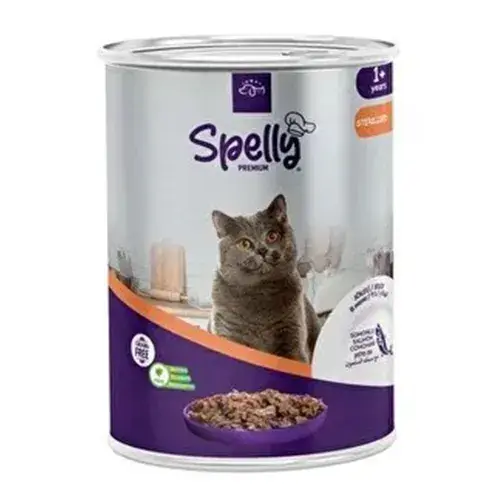 Spelly Kedi Konserve Kısır Somonlu 400 gr