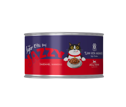 Dardanel Jazzy Kedi Maması Sığır Etli 95gr