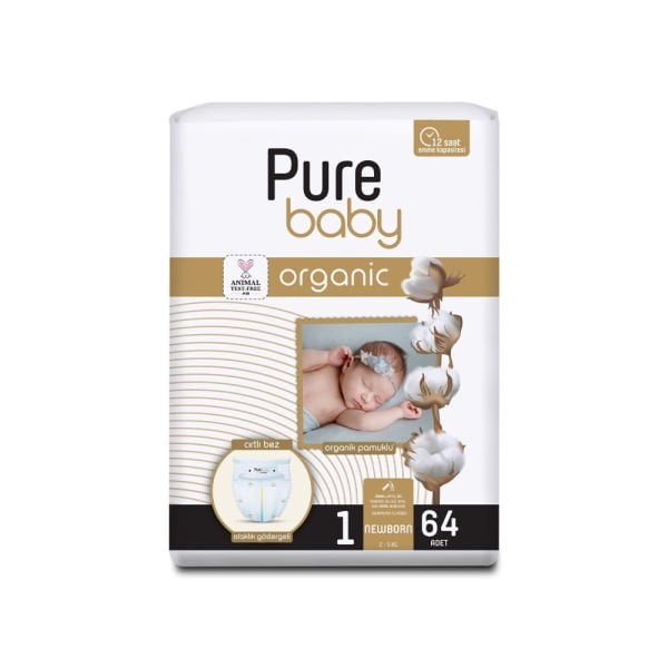 Pure Baby Pamuk Jumbo No:1 64lü