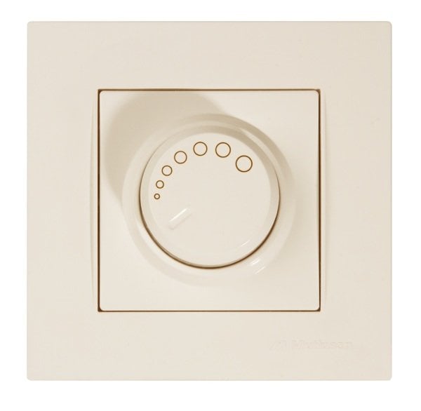 Mutlusan Rita Krem Işıklı Dimmer 600w