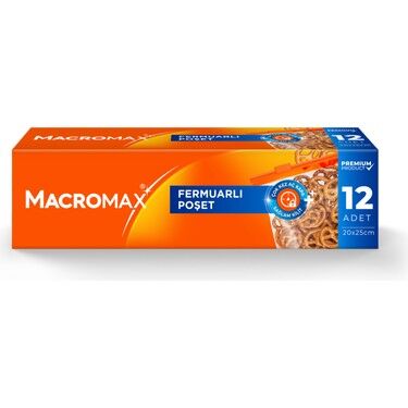 Macromax Fermuarlı Poşet