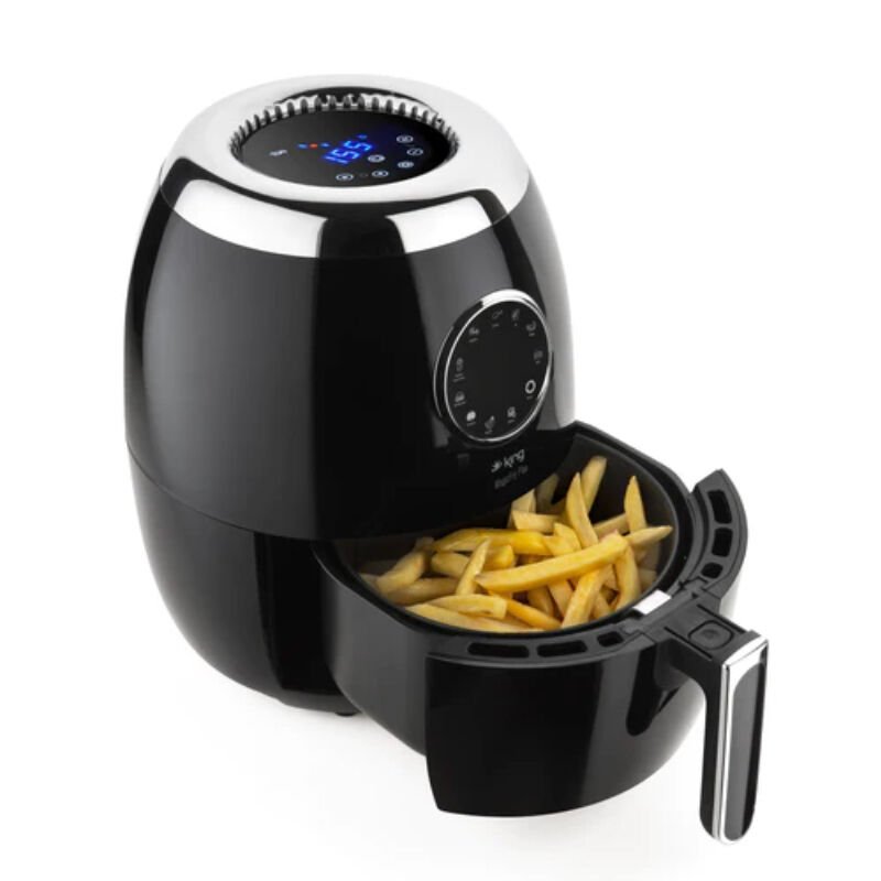 King KYF27 Magicfry Plus Sıcak Hava Fritözü Siyah
